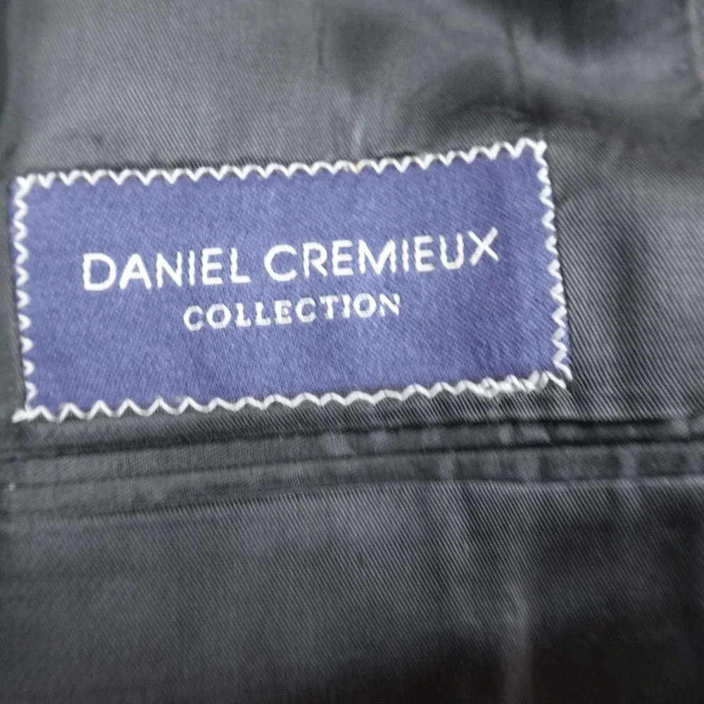 Daniel Cremieux Blazer Mens 46R Gray‎ Loro Piana Wool Sport Coat Suit Jacket USA